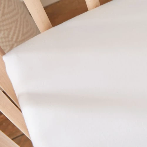 P'TIT LIT Drap Housse Bébé Et Alèse Imperméable Blanc 60x120 3 P'TIT LIT Drap Housse Bébé Et Alèse Imperméable Blanc 60x120 – Image 3