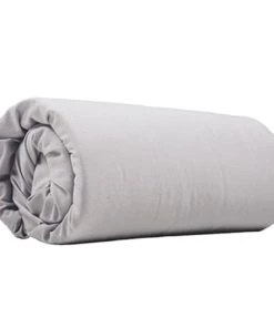 P'TIT LIT Drap Housse Bébé Et Alèse Imperméable Gris 70x140 -Bloom-boutique drap housse bebe et alese impermeable gris 70x140 3