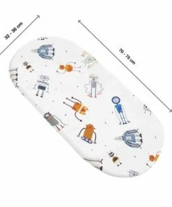SEVIRA KIDS Drap Housse Couffin Ovale En Bambou, Moby 10 SEVIRA KIDS Drap Housse Couffin Ovale En Bambou, Moby -Bloom-boutique drap housse couffin ovale en bambou moby 4