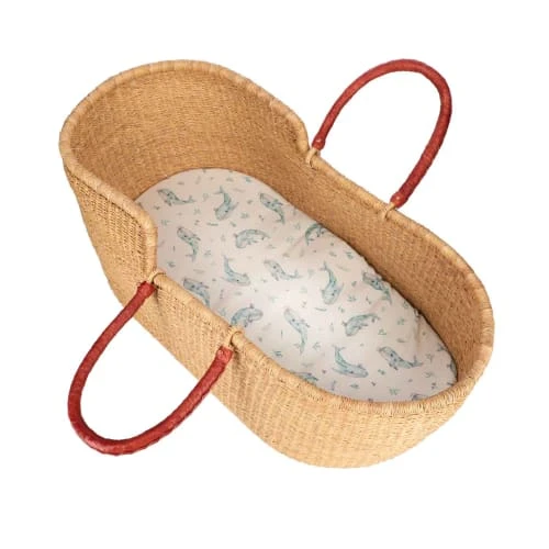 SEVIRA KIDS Drap Housse Couffin Ovale En Bambou, Moby 1 SEVIRA KIDS Drap Housse Couffin Ovale En Bambou, Moby