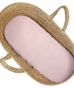 SEVIRA KIDS Drap Housse Couffin Ovale En Gaze De Coton Dès La Naissance