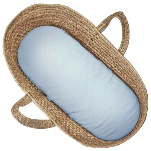 SEVIRA KIDS Drap Housse Couffin Ovale En Gaze De Coton Dès La Naissance 1 SEVIRA KIDS Drap Housse Couffin Ovale En Gaze De Coton Dès La Naissance