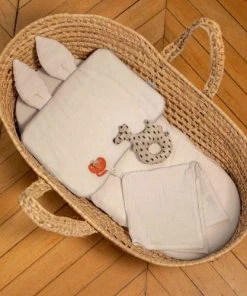 SEVIRA KIDS Drap Housse Couffin Ovale En Gaze De Coton Dès La Naissance 9 SEVIRA KIDS Drap Housse Couffin Ovale En Gaze De Coton Dès La Naissance -Bloom-boutique drap housse couffin ovale en gaze de coton des la naissance 8