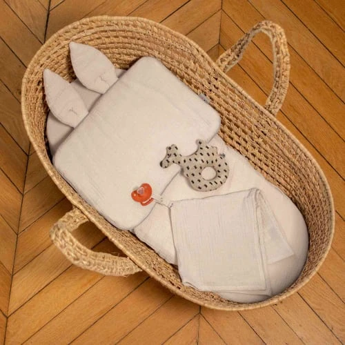 SEVIRA KIDS Drap Housse Couffin Ovale En Gaze De Coton Dès La Naissance 4 SEVIRA KIDS Drap Housse Couffin Ovale En Gaze De Coton Dès La Naissance – Image 4