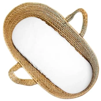 SEVIRA KIDS Drap Housse Couffin Ovale En Gaze De Coton Dès La Naissance 6 SEVIRA KIDS Drap Housse Couffin Ovale En Gaze De Coton Dès La Naissance – Image 6