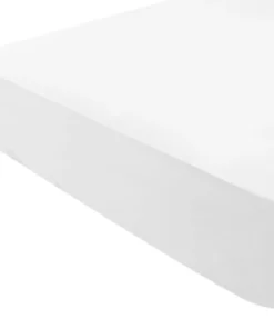 Home Maison Drap Housse Enfant Uni En Jersey Coton Blanc 50x100