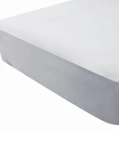 Home Maison Drap Housse Enfant Uni En Jersey Coton Perle 60x120