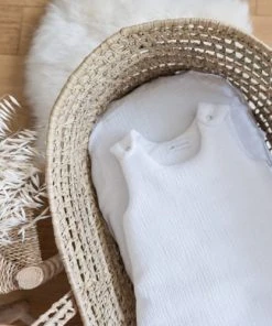 Cocoeko Drap Housse Gaze De Coton Blanc (60 X 120 Cm) 9 Cocoeko Drap Housse Gaze De Coton Blanc (60 X 120 Cm) -Bloom-boutique drap housse gaze de coton blanc 60 x 120 cm 4