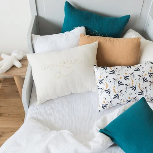 Cocoeko Drap Housse Gaze De Coton Blanc (70 X 140 Cm) 3 Cocoeko Drap Housse Gaze De Coton Blanc (70 X 140 Cm) – Image 3