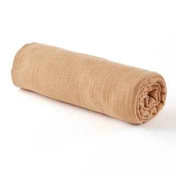 Cocoeko Drap Housse Gaze De Coton Camel (60 X 120 Cm) 5 Cocoeko Drap Housse Gaze De Coton Camel (60 X 120 Cm) – Image 5