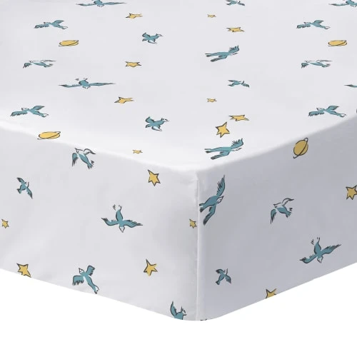 MATT & ROSE Drap-housse Imprimé En Coton 90x190 Cm 1 MATT & ROSE Drap-housse Imprimé En Coton 90x190 Cm