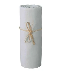 P'tit Basile Drap Housse Jersey Bio Gris Perle 70x140