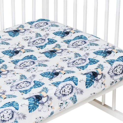 SEVIRA KIDS Drap Housse Lit Bébé En 100% Coton SAVANA 60x120 1 SEVIRA KIDS Drap Housse Lit Bébé En 100% Coton SAVANA 60x120