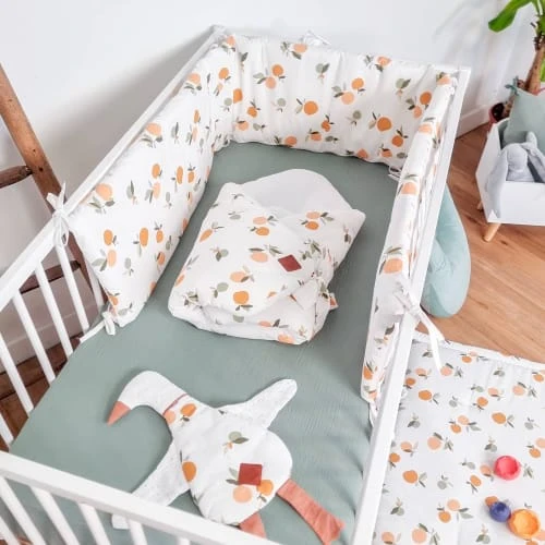 SEVIRA KIDS Drap Housse Lit Bébé En Gaze De Coton 60x120 6 SEVIRA KIDS Drap Housse Lit Bébé En Gaze De Coton 60x120 – Image 6