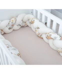 SEVIRA KIDS Drap Housse Lit Bébé En Gaze De Coton 60x120 -Bloom-boutique drap housse lit bebe en gaze de coton 60x120 3