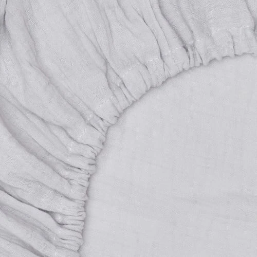 SEVIRA KIDS Drap Housse Lit Bébé En Gaze De Coton 70x140 3 SEVIRA KIDS Drap Housse Lit Bébé En Gaze De Coton 70x140 – Image 3