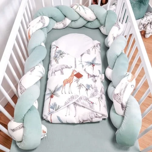SEVIRA KIDS Drap Housse Lit Bébé En Gaze De Coton 70x140 4 SEVIRA KIDS Drap Housse Lit Bébé En Gaze De Coton 70x140 – Image 4