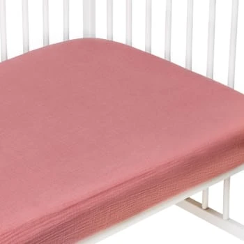 SEVIRA KIDS Drap Housse Lit Bébé En Gaze De Coton 70x140 4 SEVIRA KIDS Drap Housse Lit Bébé En Gaze De Coton 70x140 – Image 4