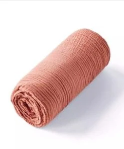 SEVIRA KIDS Drap Housse Lit Bébé En Gaze De Coton 70x140 -Bloom-boutique drap housse lit bebe en gaze de coton 70x140 6