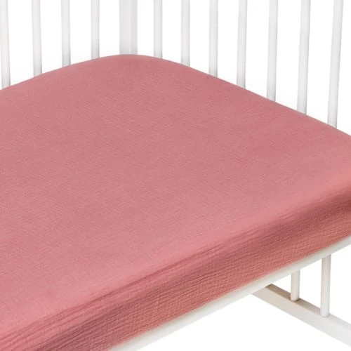 SEVIRA KIDS Drap Housse Lit Bébé En Gaze De Coton 70x140 1 SEVIRA KIDS Drap Housse Lit Bébé En Gaze De Coton 70x140