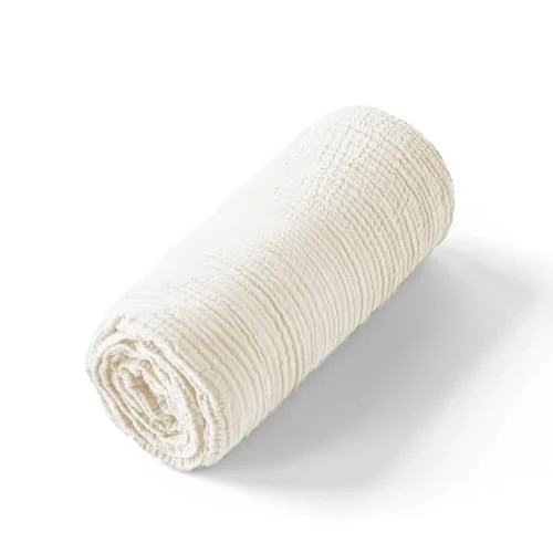 SEVIRA KIDS Drap Housse Lit Bébé En Gaze De Coton 90x190 1 SEVIRA KIDS Drap Housse Lit Bébé En Gaze De Coton 90x190