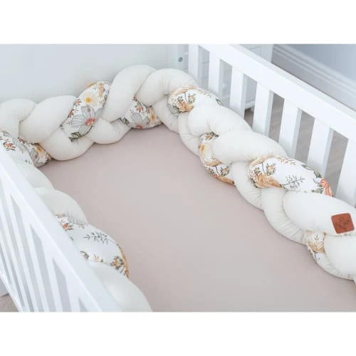 SEVIRA KIDS Drap Housse Lit Bébé En Gaze De Coton 90x190 3 SEVIRA KIDS Drap Housse Lit Bébé En Gaze De Coton 90x190 – Image 3