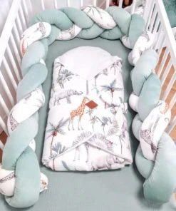 SEVIRA KIDS Drap Housse Lit Bébé En Gaze De Coton 90x190 -Bloom-boutique drap housse lit bebe en gaze de coton 90x190 46