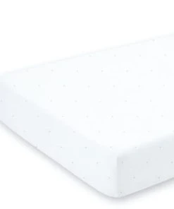 Bemini Drap Housse Pour Lit 60 X 120 Cm Pois Gris