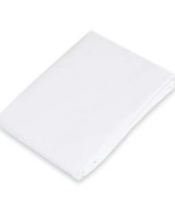 KINOUSSES Drap Plat Bébé Blanc Coton