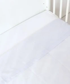 KINOUSSES Drap Plat Bébé Bleu Coton -Bloom-boutique drap plat bebe bleu coton 3