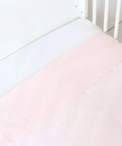 KINOUSSES Drap Plat Bébé Rose Coton -Bloom-boutique drap plat bebe rose coton 5