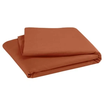 P'tit Basile Drap Plat Coton Bio 118x180 Bleu Ciel 4 P'tit Basile Drap Plat Coton Bio 118x180 Bleu Ciel – Image 4