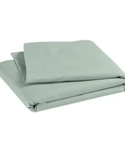 P'tit Basile Drap Plat Coton Bio 118x180 Céladon