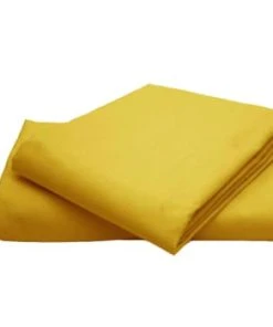 P'tit Basile Drap Plat Coton Bio 118x180 Brique -Bloom-boutique drap plat coton bio 118x180 jaune or 3