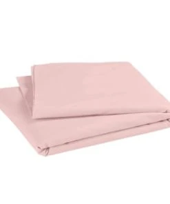 P'tit Basile Drap Plat Coton Bio 118x180 Brique -Bloom-boutique drap plat coton bio 118x180 rose petale 2