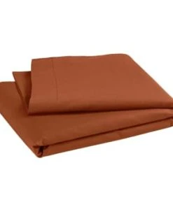 P'tit Basile Drap Plat Coton Bio 118x180 Turquoise -Bloom-boutique drap plat coton bio 118x180 rouille 8