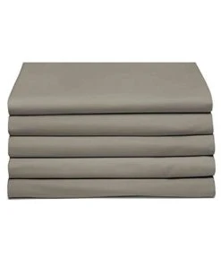 P'tit Basile Drap Plat Coton Bio 118x180 Taupe