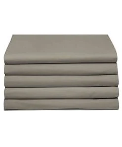 P'tit Basile Drap Plat Coton Bio 118x180 Gris Foncé -Bloom-boutique drap plat coton bio 118x180 taupe