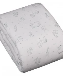 Blanc Avenue Bébé Edredon 100x140 Cm Aqua