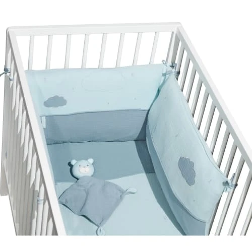 Sauthon Edredon 120X60cm En Coton Bleu 3 Sauthon Edredon 120X60cm En Coton Bleu – Image 3