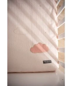 Sauthon Edredon 140X70cm En Coton Rose -Bloom-boutique edredon 140x70cm en coton rose 3