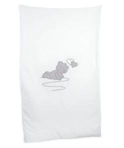 KINOUSSES Edredon Bébé Blanc Velours