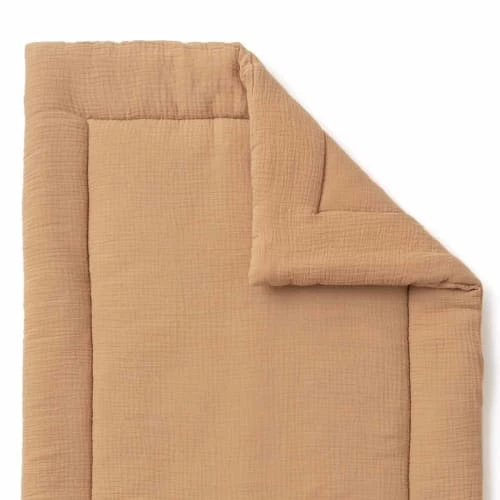 Cocoeko Edredon Double Gaze De Coton Camel 100x140 Cm 2 Cocoeko Edredon Double Gaze De Coton Camel 100x140 Cm – Image 2