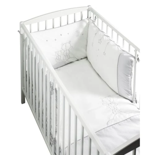 Sauthon Edredon Pour Lit Bébé 120x60cm En Coton Polyurethane Blanc 2 Sauthon Edredon Pour Lit Bébé 120x60cm En Coton Polyurethane Blanc – Image 2