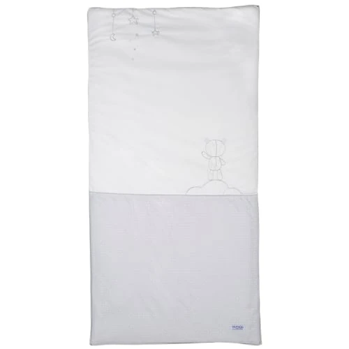 Sauthon Edredon Pour Lit Bébé 140x70cm En Coton Polyurethane Gris 1 Sauthon Edredon Pour Lit Bébé 140x70cm En Coton Polyurethane Gris