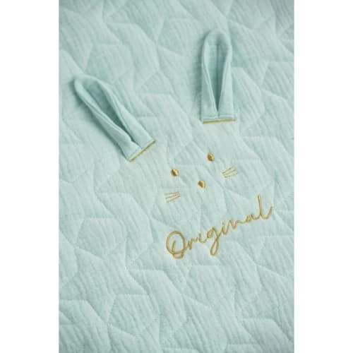 Sauthon Original Edredon Pour Lit évolutif 140x100cm En Coton Bleu Ciel 3 Sauthon Original Edredon Pour Lit évolutif 140x100cm En Coton Bleu Ciel – Image 3