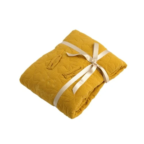 Sauthon Original Edredon Pour Lit évolutif 140x100cm En Coton Jaune 2 Sauthon Original Edredon Pour Lit évolutif 140x100cm En Coton Jaune – Image 2