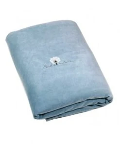 Eveil Et Nature Edredon Velours 100x140 Cm Coton Bio Aqua -Bloom-boutique edredon velours 100x140 cm coton bio aqua gamme bio unis 2