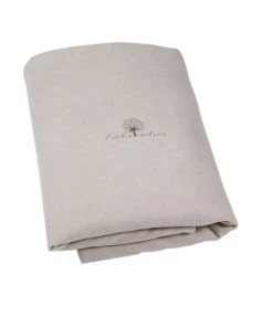 Eveil Et Nature Edredon Velours 100x140 Cm Coton Bio Beige