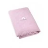 Eveil Et Nature Edredon Velours 100x140 Cm Coton Bio Bois De Rose